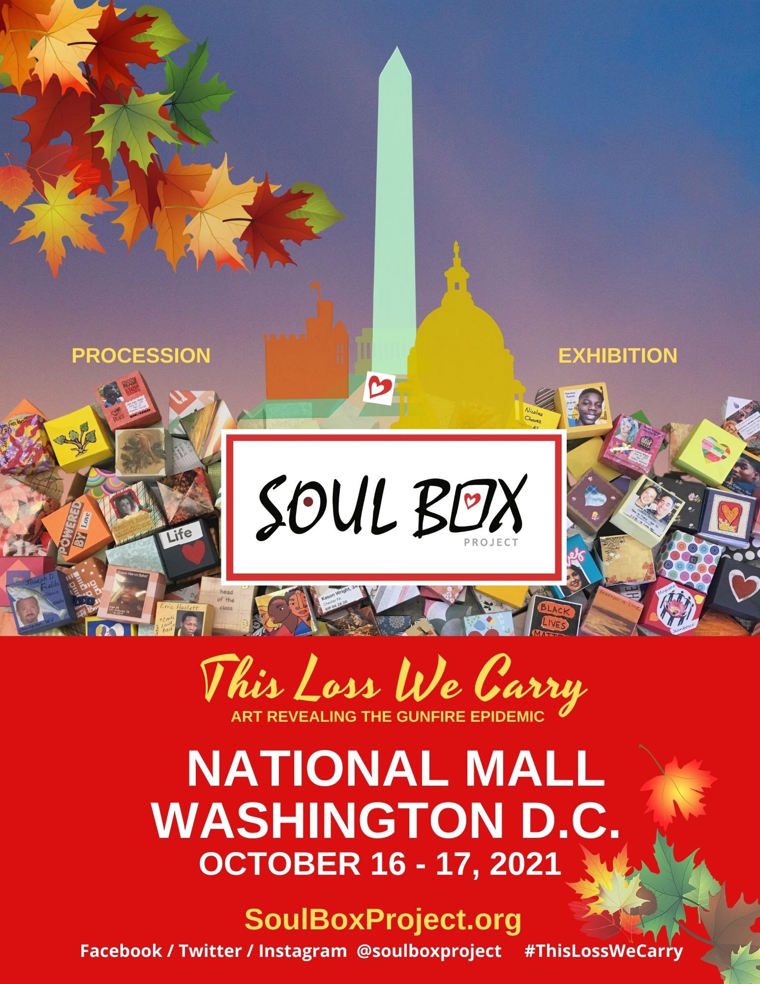 This Loss We Carry DC event poster This Loss We Carry Poster Art for Washington DC Gunfire Violence Awareness Event