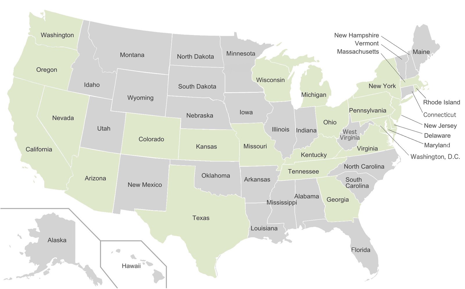 States that have adopted Soul Box panels