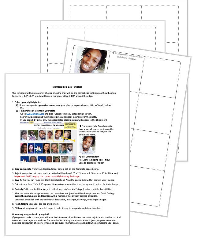 Memorial Box Template icon